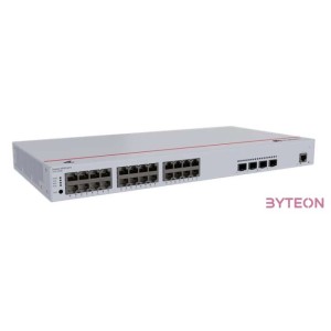 Huawei eKit Switch 24x1000Mbps (400W POE)  4x10GE (SFP)  1konzol port, iStack, Rackes - S310-24P4X