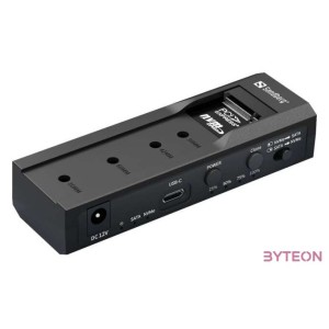 SANDBERG USB dokkoló, USB 3.2 Cloner and Dock for M2  NVMe  SATA