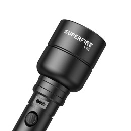 Superfire Y16 zseblámpa, 1700lm, USB-C