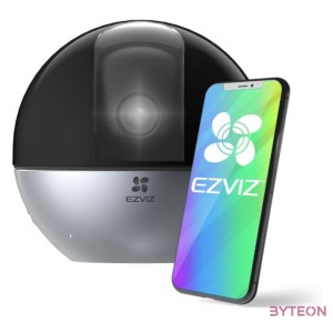 EZVIZ E6 3K beltéri kamera, 360 panorámakép, Apple Home Kit kompatibilis AI alapú emeber, állat érzékelés, kamera hívás