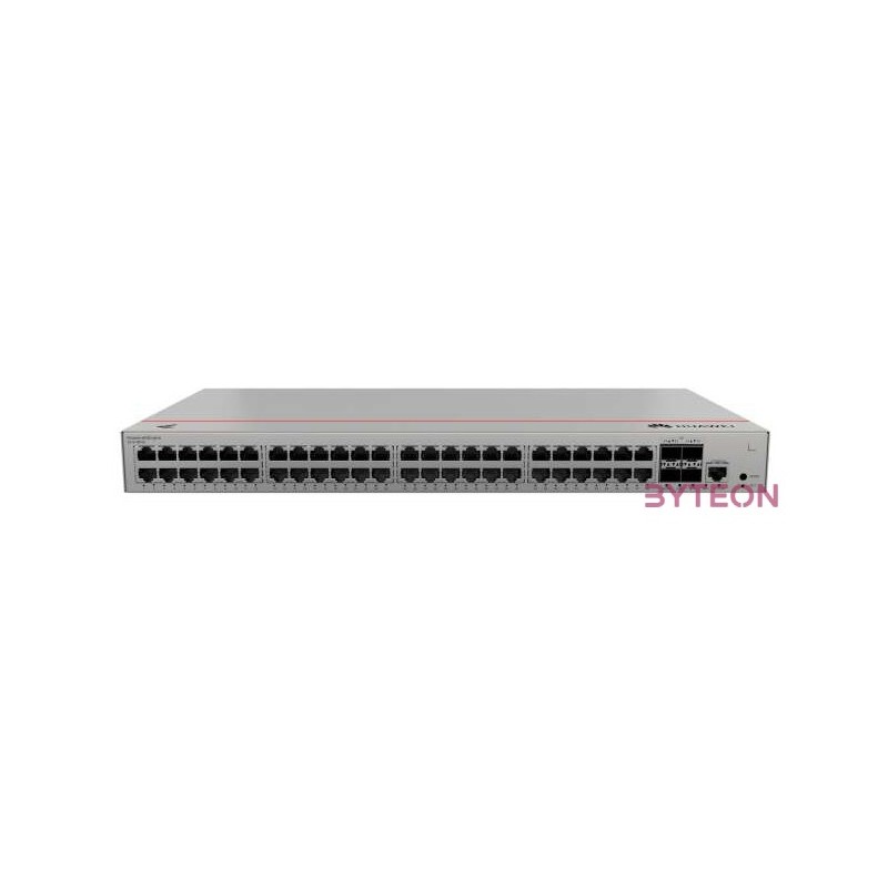 Huawei eKit Switch 48x1000Mbps (380W POE)  4x1GE (SFP)  1konzol port, iStack, Rackes - S310-48P4S