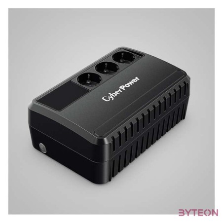 CYBERPOWER UPS BU650EG (3 Schuko) 650VA (360 W), 230V Power-Saving LINE-INTERAKTÍV szünetmentes elosztó, AVR