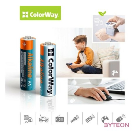 COLORWAY AA alkáli elem, (8 darab)