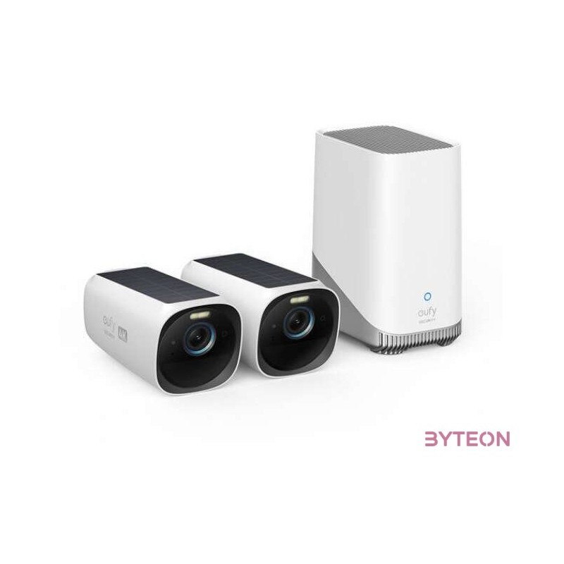 ANKER EUFYCAM3 S330 Biztonsági Kamera Rendszer (21) 4K, Beépített Napelem, WiFi-s, vízálló, kültéri - T88713W1