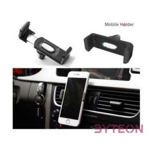 BLACKBIRD Autós Telefontartó Szellőzőrácsra, Fekete