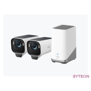 ANKER EUFYCAM S3 Pro Biztonsági Kamera Rendszer (21) 4K UHD, Beépített Napelem, BionicMind, kültéri - T88923W1