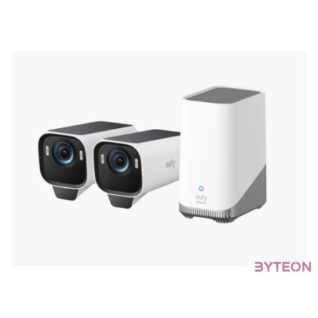 ANKER EUFYCAM S3 Pro Biztonsági Kamera Rendszer (21) 4K UHD, Beépített Napelem, BionicMind, kültéri - T88923W1