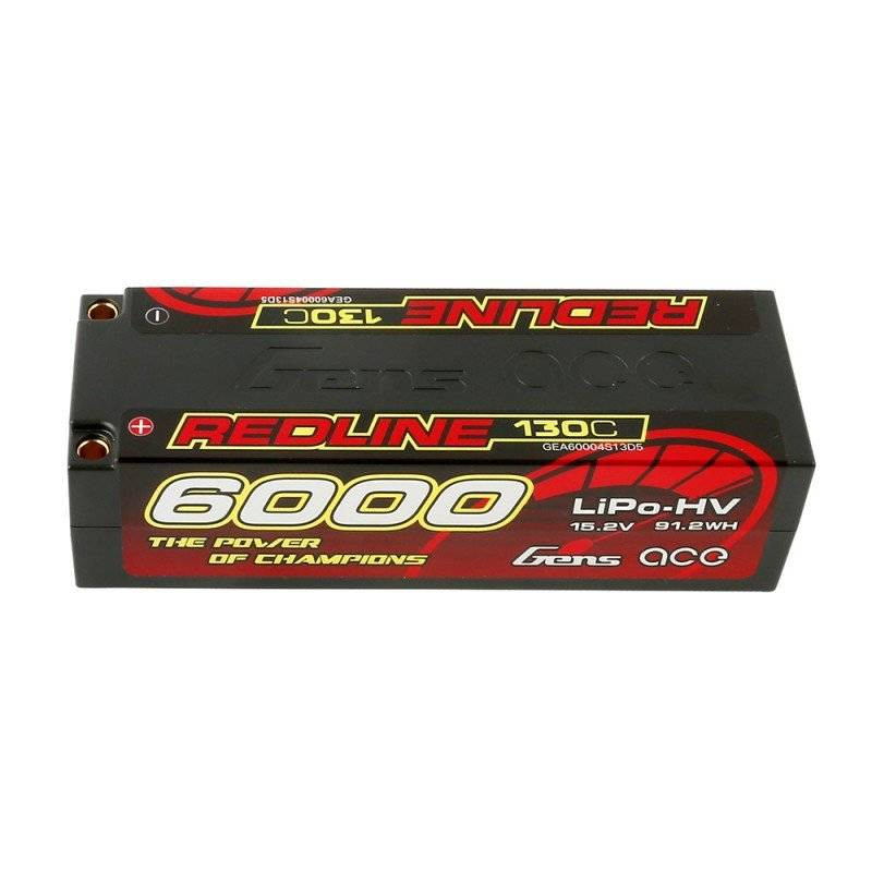 Gens Ace Redline 6000mAh 15.2V 130C 4S1P HardCase HV akkumulátor