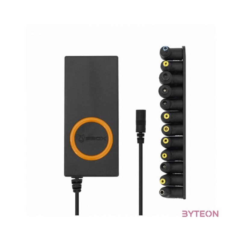 SBOX Notebook töltő, LAPTOP ADAPTER 90W