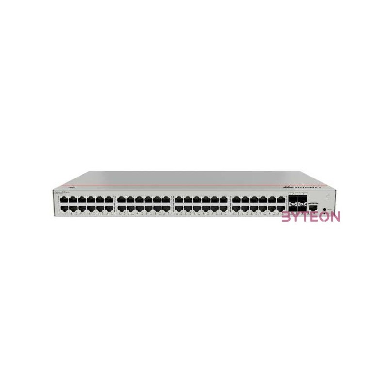Huawei eKit Switch 48x1000Mbps (380W POE)  4x10GE (SFP)  1konzol port, iStack, Rackes - S310-48P4X