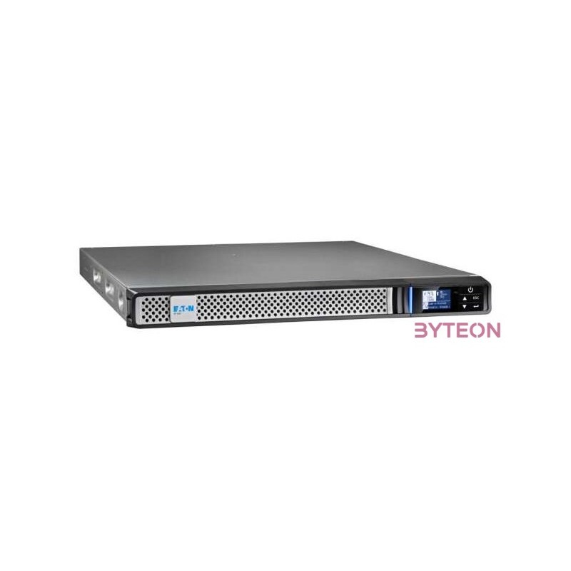 EATON UPS 5P850IRG2(4 IEC13) 850VA (600 W) LINE-INTERAKTÍV szünetmentes tápegység, rack(1U),torony - USB,RS232 interfész