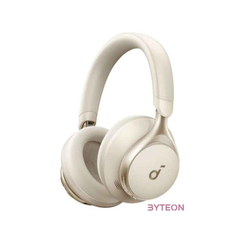 ANKER Vezeték Nélküli Fejhallgató, Soundcore Space One, Aktív Zajszűrő, latte cream - A3035G21