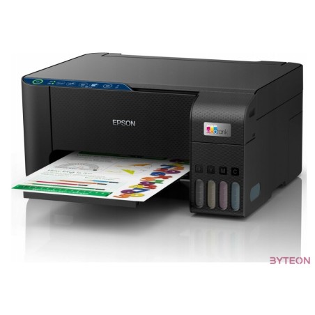 EPSON Tintasugaras nyomtató - EcoTank L3271 (A4, MFP, színes, 5760x1440 DPI, 33 lap,perc, USB,Wifi)