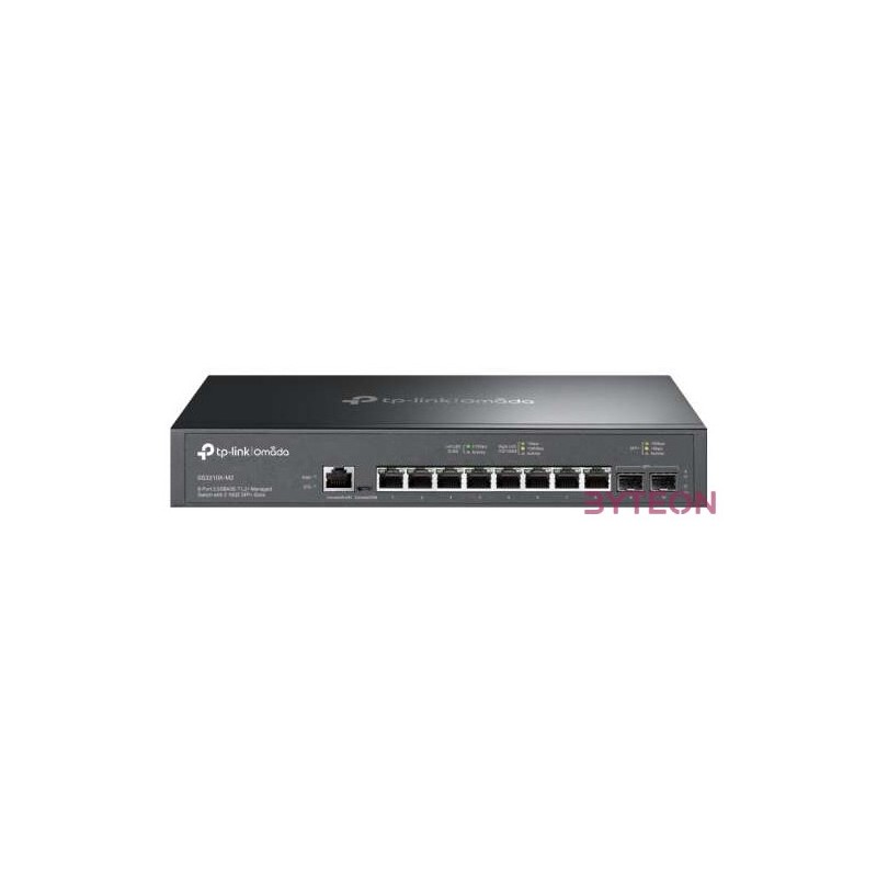TP-LINK Switch 8x2.5Gbps  2x10G SFP  1xkonzol port  1xMicro-USB port, Menedzselhető Rackes, SG3210X-M2