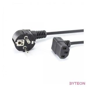 SBOX Kábel, CABLE C-13 PC - SCHUKO POWER, Angled 90, 2 m