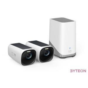 ANKER EUFYCAM3 S330 Biztonsági Kamera Rendszer (21) 4K, Beépített Napelem, WiFi-s, vízálló, kültéri - T88713W1