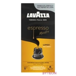 Lavazza Lungo Nespresso kompatibilis alumínium kapszula csomag 10 db x 5.6g, 100 Arabica