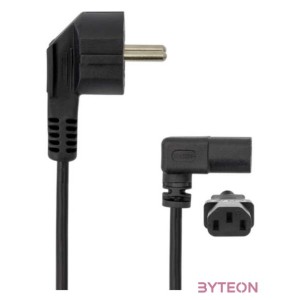 SBOX Kábel, CABLE C-13 PC - SCHUKO POWER, Angled 90, 2 m