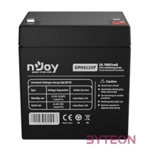APC (NJOY) GP05122F Akkumulátor 12V,5Ah zárt, gondozásmentes Borne T2