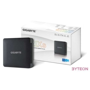 GIGABYTE PC BRIX, Intel Core i5 1335U 4.6GHz, 2xHDMI, Displayport (Type-C), LAN, WIFI, BT, 2.5 HDD hely, 6xUSB