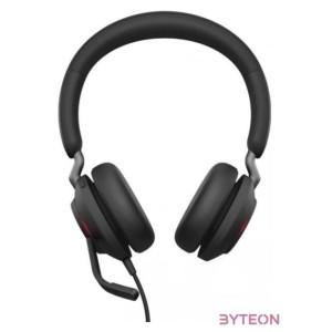 JABRA Fejhallgató - Evolve2 40 SE UC Teams Stereo Vezetékes USB-C, Mikrofon