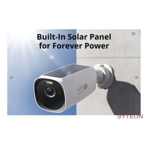 ANKER EUFYCAM3 S330 Biztonsági Kamera Rendszer (21) 4K, Beépített Napelem, WiFi-s, vízálló, kültéri - T88713W1