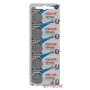 MAXELL Gombelem CR1632, 5db,csomag