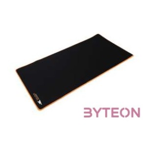 Baracuda W029916 WALRUS-XL, BGMP-11 fekete,narancs szegély gamer szövet egérpad 800x400mm