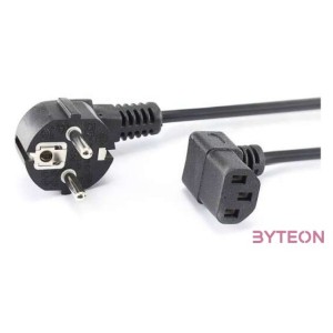 SBOX Kábel, CABLE C-13 PC - SCHUKO POWER, Angled 90, 2 m