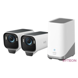 ANKER EUFYCAM S3 Pro Biztonsági Kamera Rendszer (21) 4K UHD, Beépített Napelem, BionicMind, kültéri - T88923W1