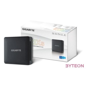 GIGABYTE PC BRIX, Intel Core i5 1335U 4.6GHz, 2xHDMI, Displayport (Type-C), LAN, WIFI, BT, 2.5 HDD hely, 6xUSB