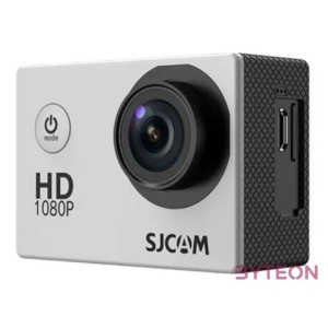 SJCAM Action Camera SJ4000, Silver, vízálló tokkal, LCD kijelző, 2,0 képátmérő, 12 MP, lassítás, időzítő, 1080P, H.264