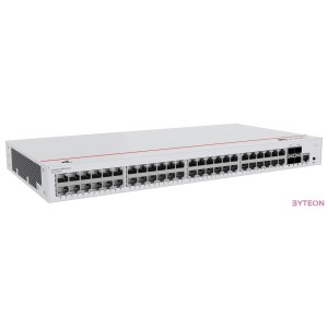 Huawei eKit Switch 48x1000Mbps (380W POE)  4x1GE (SFP)  1konzol port, iStack, Rackes - S310-48P4S