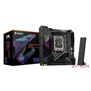 GIGABYTE Alaplap S1851 Z890I AORUS ULTRA INTEL Z890, mini-ITX