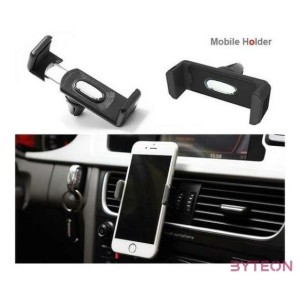 BLACKBIRD Autós Telefontartó Szellőzőrácsra, Fekete