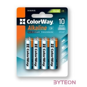 COLORWAY AA alkáli elem, (8 darab)