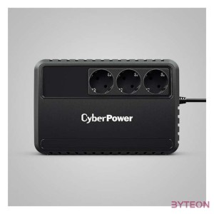 CYBERPOWER UPS BU650EG (3 Schuko) 650VA (360 W), 230V Power-Saving LINE-INTERAKTÍV szünetmentes elosztó, AVR