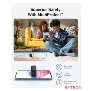 ANKER Hálózati Töltő, 312 (ACE), 25 W, USB-C, PowerIQ 3.0, fekete - A2642G11