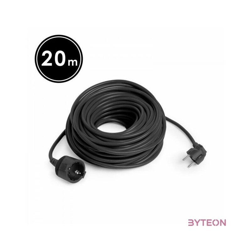 Handy tools hálózati lengő hosszabbító 20 méteres, fekete