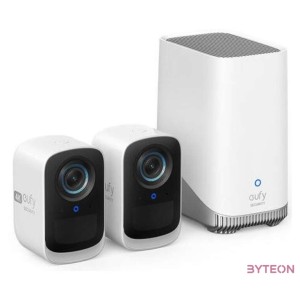 ANKER EUFYCAM3C S300 Biztonsági Kamera Rendszer (21) 4K, AI Arcfelismerés, Beépített lámpa, kültéri - T8881321