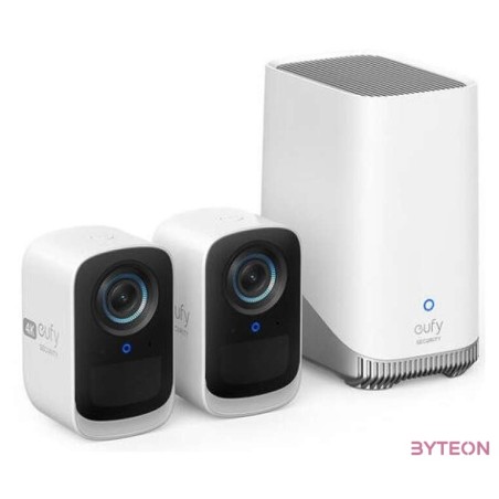 ANKER EUFYCAM3C S300 Biztonsági Kamera Rendszer (21) 4K, AI Arcfelismerés, Beépített lámpa, kültéri - T8881321