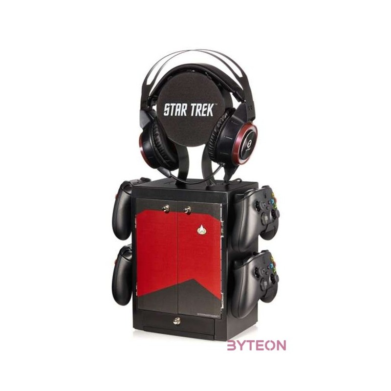 NUMSKULL PS5,XBOX Series Star Trek játéktartó szekrényes állvány, Piros