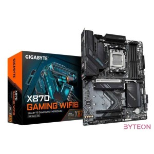 GIGABYTE Alaplap AM5 X870 GAMING WIFI6 AMD X870, ATX