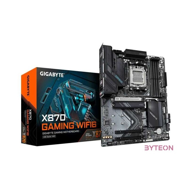 GIGABYTE Alaplap AM5 X870 GAMING WIFI6 AMD X870, ATX