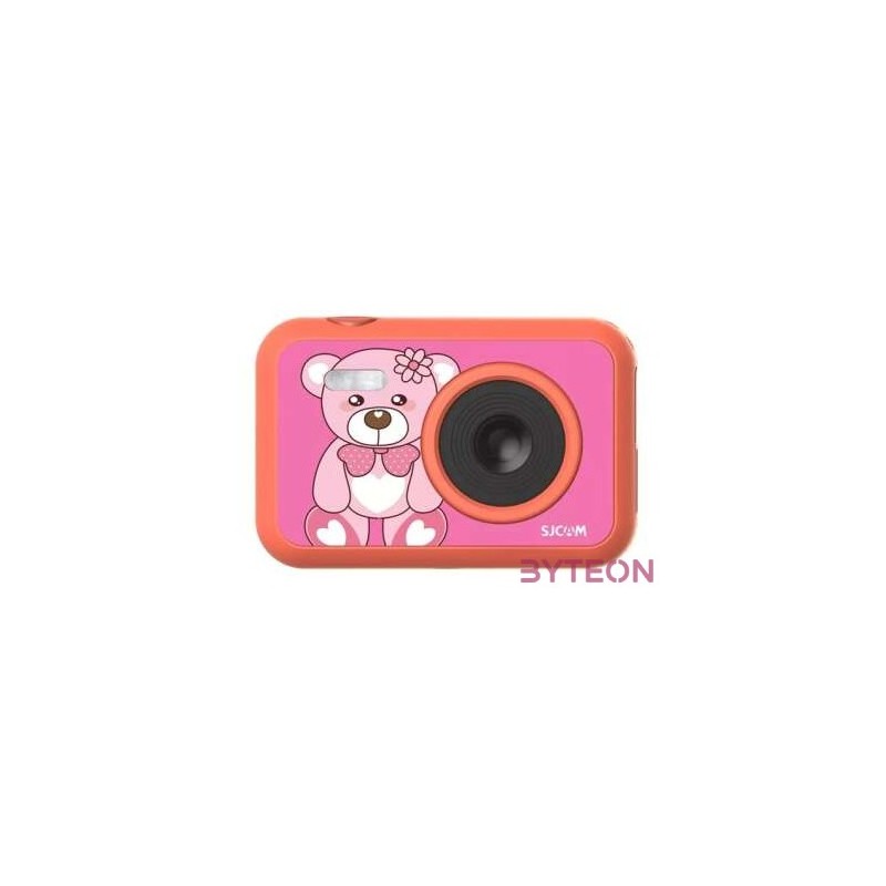 SJCAM Kids Camera FunCam, Bear, 5MP, 1080P felbontás, videó és fotó mód, játék funkció, LCD kijelző, 32GB- ig