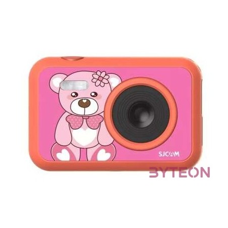 SJCAM Kids Camera FunCam, Bear, 5MP, 1080P felbontás, videó és fotó mód, játék funkció, LCD kijelző, 32GB- ig
