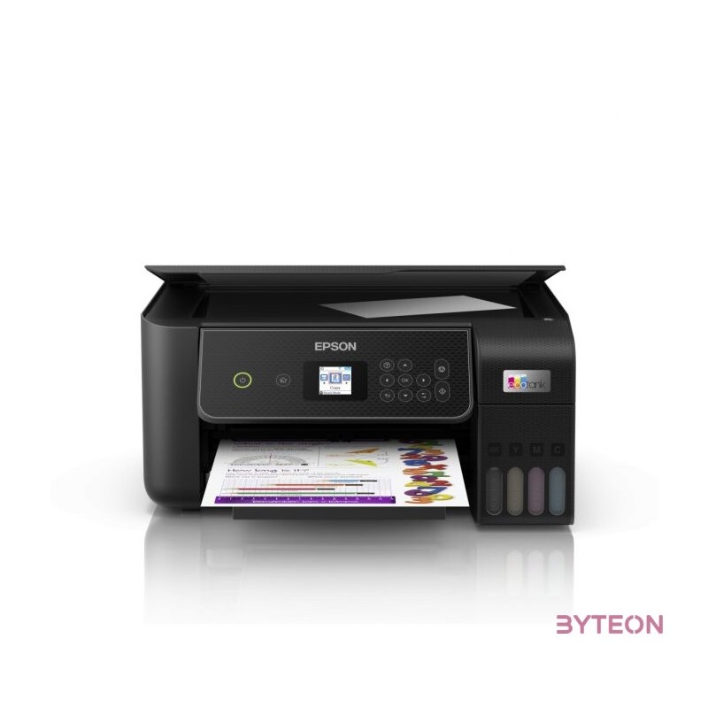 EPSON Tintasugaras nyomtató - EcoTank L3280 (A4, MFP, színes, 5760x1440 DPI, 33 lap,perc, USB,Wifi)