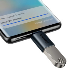 Baseus Ingenuity USB-C – USB-A OTG adapter (kék)