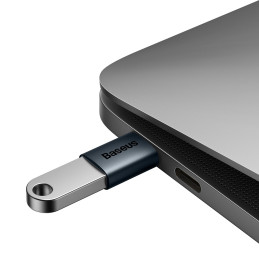 Baseus Ingenuity USB-C – USB-A OTG adapter (kék)