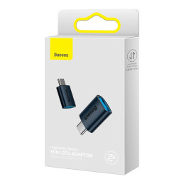 Baseus Ingenuity USB-C – USB-A OTG adapter (kék)